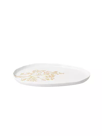 RAEDER | Schale GOLDZWEIG 28,5x20cm Weiss | 